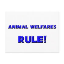 Animal Welfares Rule! postcards by professions Animal Welfares Rule! postcards