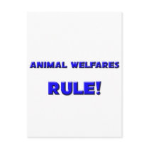 Animal Welfares Rule! postcards by professions Animal Welfares Rule! postcards