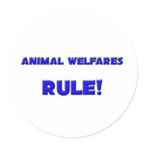 Animal Welfares Rule! stickers