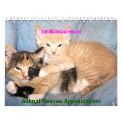 AnimalRescueLocal with MotherGoddessEarth Wall Calendar by MotherGoddessEarth