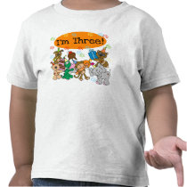 Animals 3rd Birthday Tshirts
