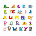 Animals-Alphabet poster posters by Macy75 Animals-Alphabet poster posters