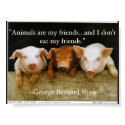 animals are my friends posters