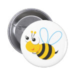 Animals - Bee Pinback Buttons