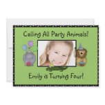 Animals Birthday Party Invitation