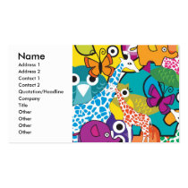 animals business card business cards