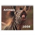 Animals Calander for 2008 calendars