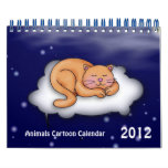 Animals Cartoon 2012 Calendar calendars