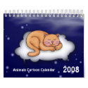 Animals Cartoon Calendar 2008/2009