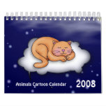 Animals Cartoon Calendar 2008/2009