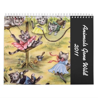 Animals Gone Wild 2011 Wall Calendar by tnmpastperfect