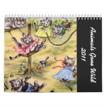 Animals Gone Wild 2011 Wall Calendar