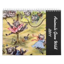 Animals Gone Wild 2011 Wall Calendar