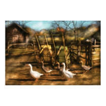 Animals - I love Geeses to Pieces Poster