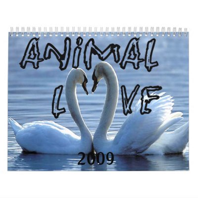 Animals In Love Calendars by beverlytazangel