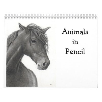 ANIMALS IN PENCIL: REALISM DRAWINGS CALENDAR by joyart