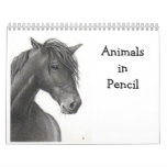 ANIMALS IN PENCIL: REALISM DRAWINGS CALENDAR