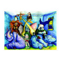 animals in the bedroom posters by Sneaky_P_Illustratio animals in the bedroom posters