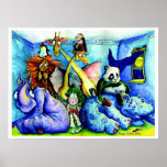 animals in the bedroom posters