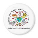 Animals Love Our Earth magnets