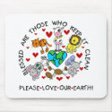 Animals Love Our Earth mousepads