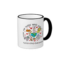 Animals Love Our Earth T-shirts and Gifts Mugs