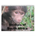 Animals of South Africa calendars