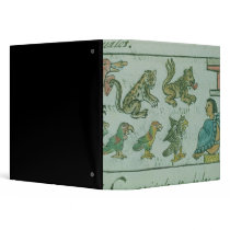 Animals of the Aztec Emperor 3 Ring Binders