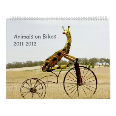 Animals on Bikes 2011-12 Calendar by yeocumolong