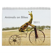 Animals on Bikes 2011 Ezy Rider Calendars