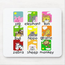 Animals on Parade Tshirts and Gifts Mouse Pads