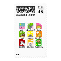 Animals on Parade Tshirts and Gifts Postage