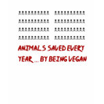 Animals Save by Being Vegan