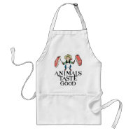 Animals Taste Good apron
