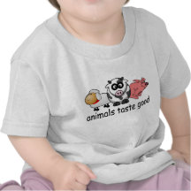 Animals Taste Good - Funny Meat Eaters Design T-shirts