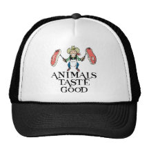 Animals Taste Good Mesh Hat