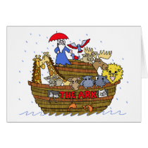 Animals Two by Two on Noah's Ark Cards