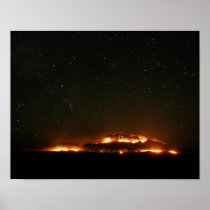 Animas Mountain on Fire Print