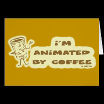 ANIMATED BY COFFEE cards