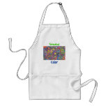 Animated Color, original abstract Apron