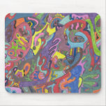 Animated Color, original abstract Mouse Pads