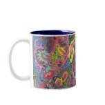 "Animated Color" Original Abstract Coffee Mugs