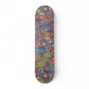 Animated Color, original abstract skateboards