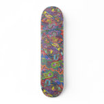 Animated Color, original abstract Skate Deck