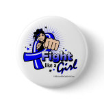 Animated Fight Like A Girl Anal Cancer Button