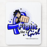 Animated Fight Like A Girl Anal Cancer Mouse Pads