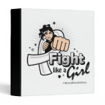 Animated Fight Like A Girl Bone Cancer binders