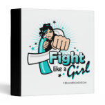 Animated Fight Like A Girl Cervical Cancer binders