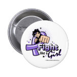 Animated Fight Like A Girl Hodgkin's Lymphoma buttons
