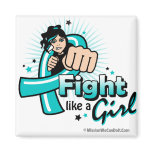 Animated Fight Like A Girl Interstitial Cystitis Magnet